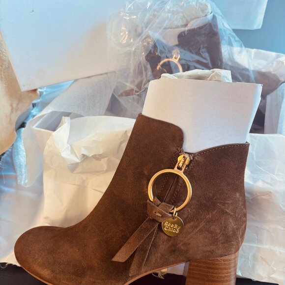 See By Chloe Shoes - See by Chloe Ankle brown swede boot size 6.5 US